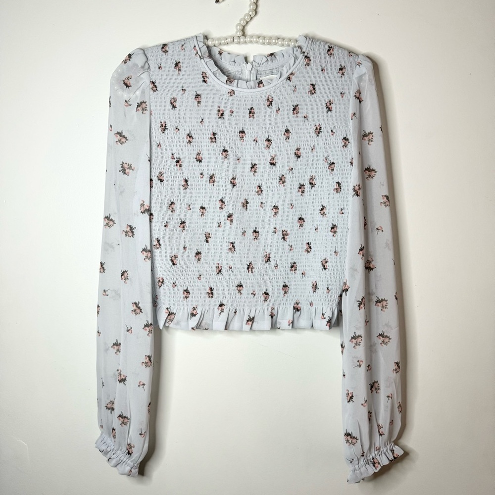 Wilfred Floral Tempest Smocked Blouse